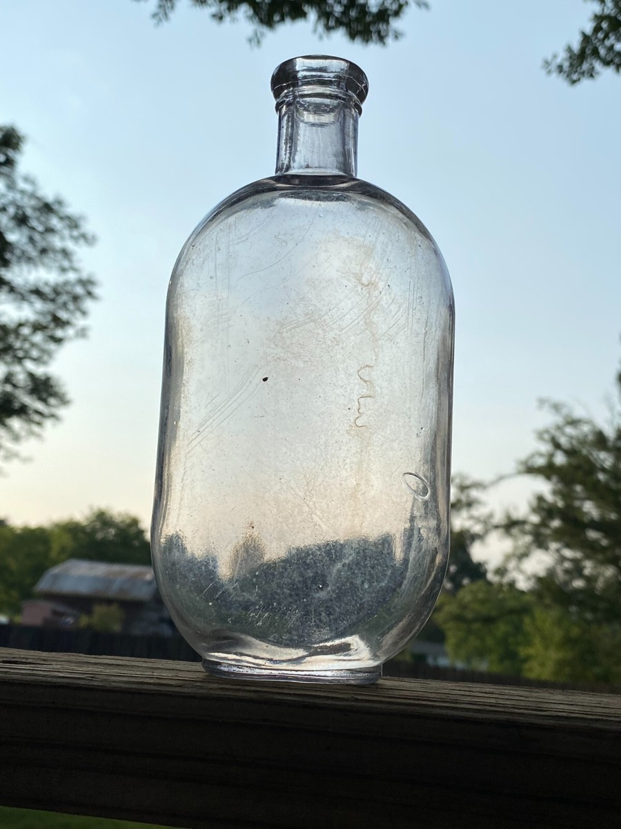 EARLY 1900'S SOUTH CAROLINA DISPENSARY FULL PINT PLAIN JOJO FLASK