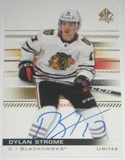 2019-20 UPPER DECK SP AUTHENTIC LIMITED DYLAN STROME AUTOGRAPH CARD AUTO!!