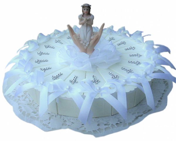 Gg0049 Gastgeschenke Torte Zur Kommunion Madchen Gunstig Kaufen Ebay