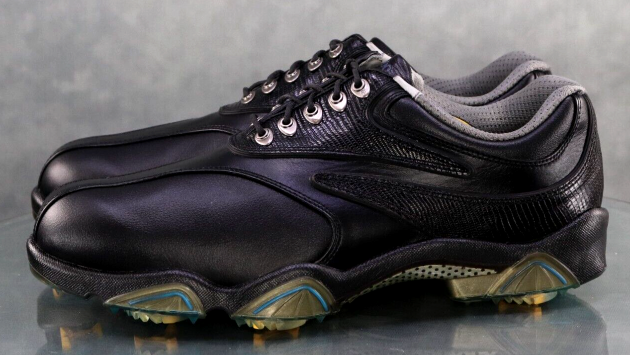 FootJoy FJ SynrG Men's Golf Shoes Size 10.5 (W) Wide Lizard Print