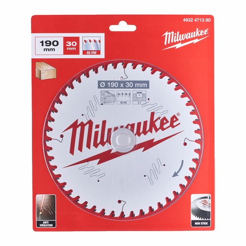 Milwaukee Circular Saw Blade 190mm x 