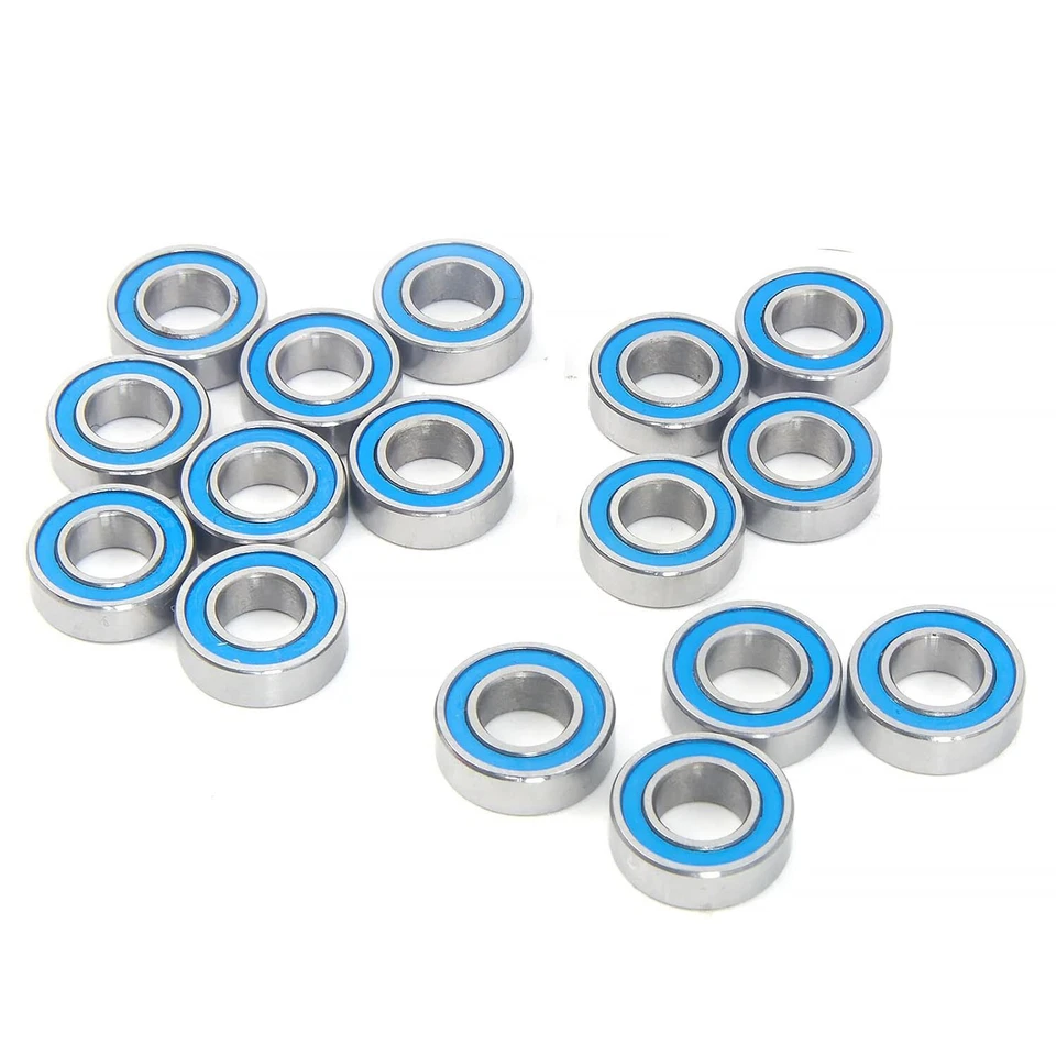 Kit de rodamientos de bolas sellados de goma TT-02 para Tamiya RC TT02 mejoras piezas de chasis Foto 4 de 4
