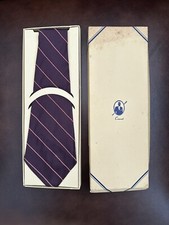 Vintage Deadstock 1940s 1950s Cravat Striped Tie