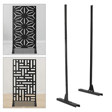 Privacy Screen Panels Stand Metal Privacy Screen Room Divider Outdoor Indoor