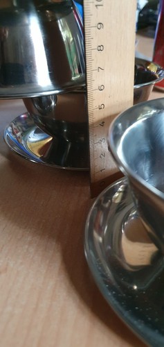 5 Eisschalen , Suppenschalen Schalen Edelstahl - Bild 6 von 6
