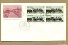 CANADA 1984-10-25 First Day cover Issue. Canadian Locomotive 37¢ TL CORNER BLOCK