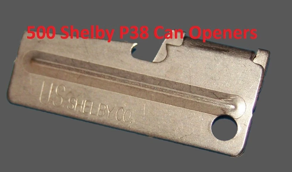 500 P38 Can Opener Shelby Case for Scout Mess Camping Survival Military Prepper - Image 2 of 4
