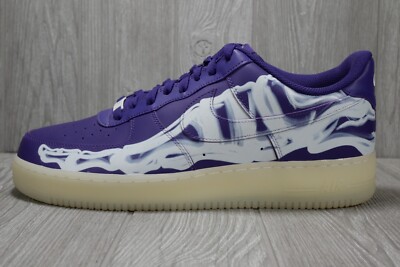 (9/10 Great) Nike Air Force 1 Low '07 QS Skeleton Shoes 2021 CU8067-500 Mens 14