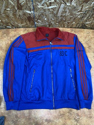 Adidas 83-C J. Mano Track Jacket sz XL Blue Red | eBay