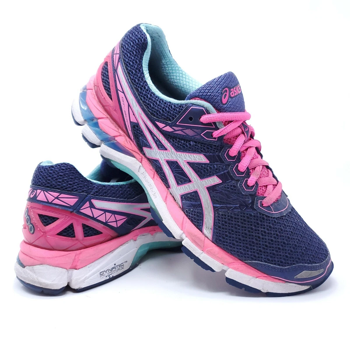 Asics GT 3000 v 4 Running Shoes Womens Sz US 8 Midnight Blue Pink T654N | eBay