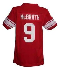 Movie McGrath #9 Football Jersey Unsigned All Stitched Custom Name