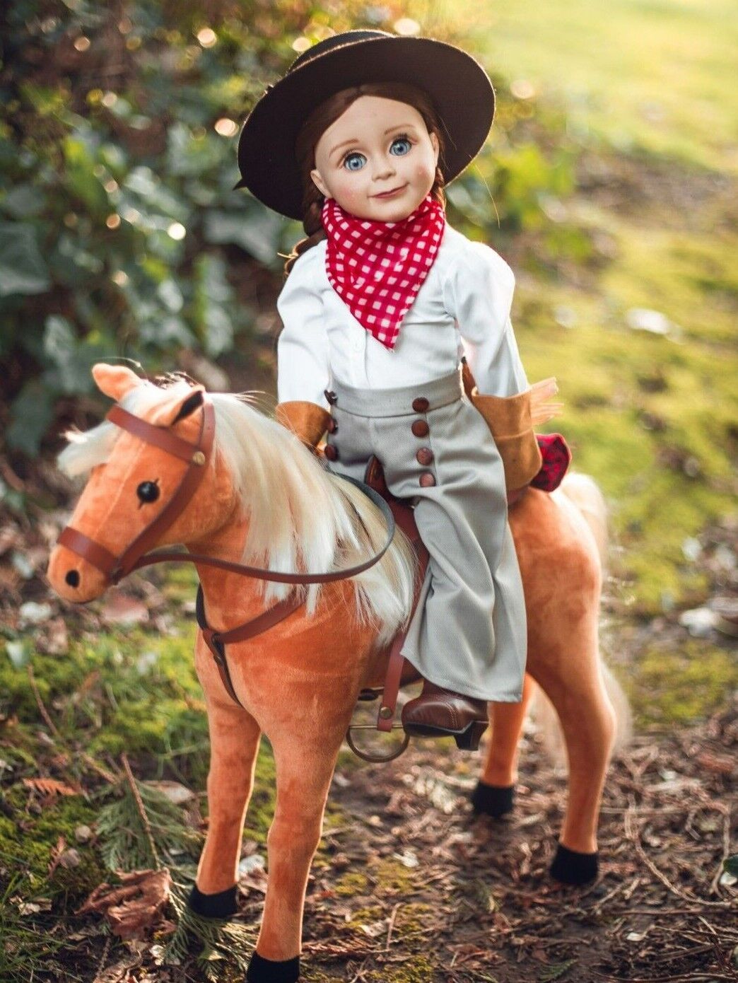 Little House On The Prairie Outfit & Fishing Set, Clothes & Accessories for  18 Inch Dolls