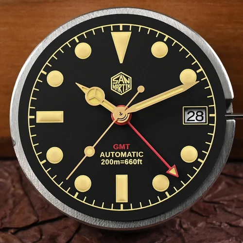 SAN MARTIN SN0005-G-B1 GMT Automatik Edelstahl 40 mm 20 ATM Herren Taucheruhr - Bild 17 von 29