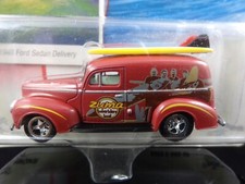 Johnny Lightning Surf Rods 1940 Ford Sedan Delivery "Zuma Tuberiders Local"