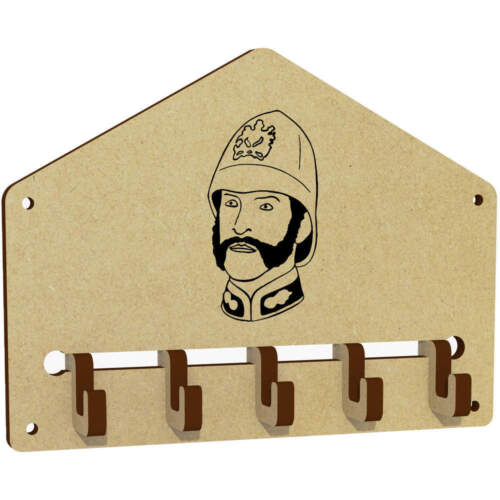'British Officer Head' Wall Mounted Hooks / Rack (WH023437) - Picture 1 of 6