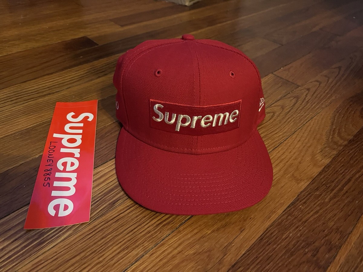 Supreme Box Logo New Era 7 1/4 $1M Metallic SS20H21 | eBay