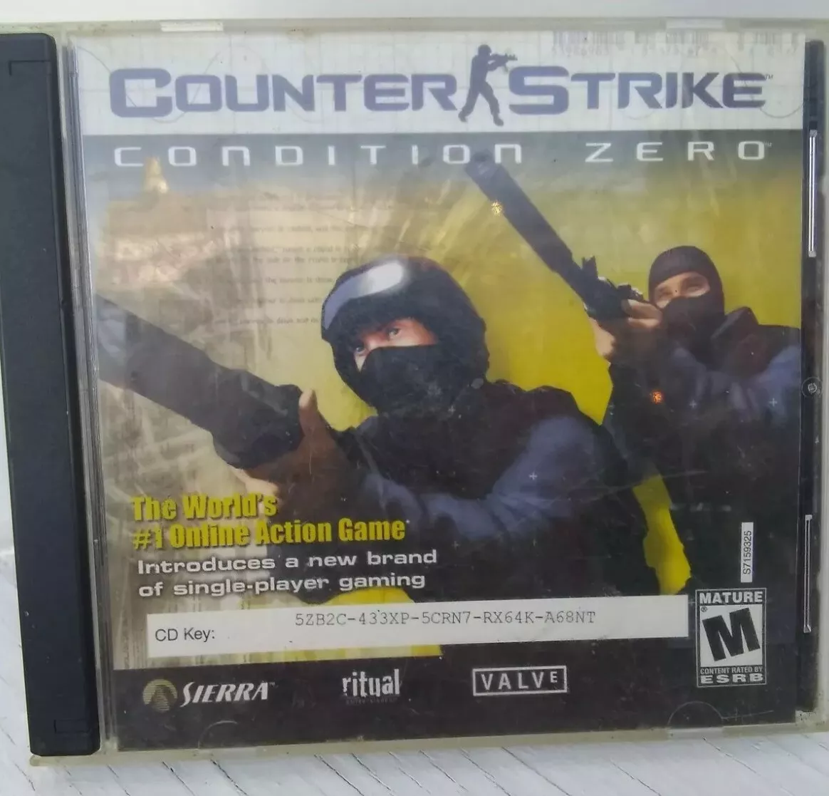 Counter Strike Condition Zero PC CD Game (Valve/Sierra 2004) with CD Key