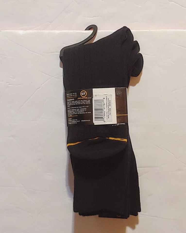 DEDO DORADO NEGRO PREM. CALCETINES ALGODÓN TALLA 10-13 - DEDOS REFORZADOS (3 PARES) Foto 2 de 2