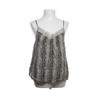 Custommade, Tank­top, Größe: 40, Schwarz/Beige, Seide/Baumwolle #lZh