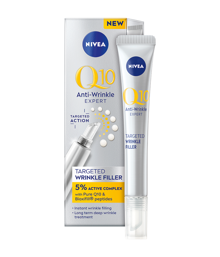 Nivea Eye Serum Q10 Anti Wrinkle Bioxifill Peptides Smoothes