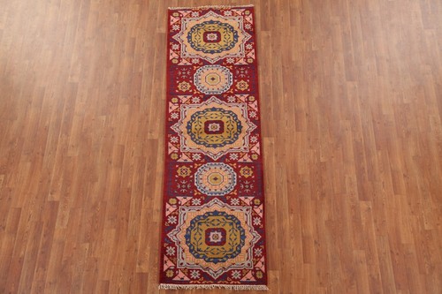 Black Friday Deal! Geometric Heriz Serapi Runner Rug 2' 5" x 7' 8" Handmade Rug - Picture 2 of 12