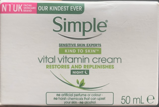 simple vital vitamin cream