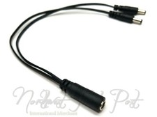 Dogtra 5.5 2-Way Splitter Y Cable Dual Cord for Collar Charger Unit 744622371017