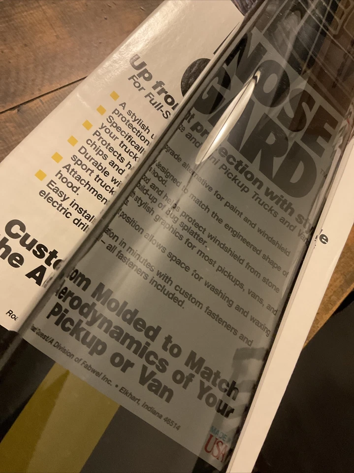 Новый из старых запасов винтажный дефлектор защиты капота от жуков для Dodge Dakota Smoked 1987 Road Quest - Изображение 4 из 4