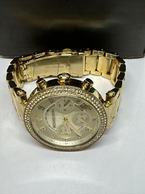 Michael Kors Parker MK5354 Women\'s Gold Stainless Steel Analog Dial Watch JNA212 Michael Kors Parker MK5354 Women main image 2