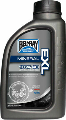 Bel-Ray EXL Mineral 4T Engine/Motor Oil | 10W-40 | 1 Liter | 99090-B1LW