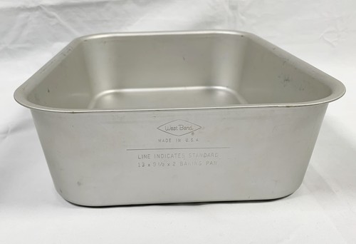 Vintage West Bend USA 13 x 9,5 x 2 Kuchen backen Aluminiumpfanne hergestellt in den USA - Bild 2 von 7