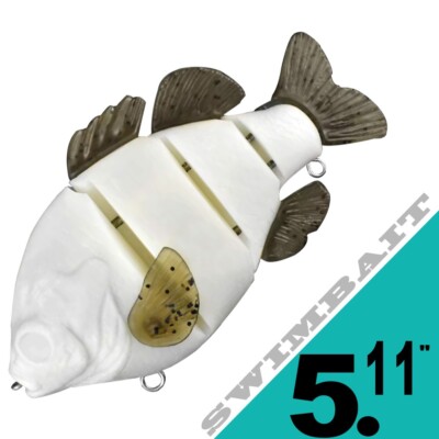 3PCS/LOT Unpainted Swimbait Blanks Sinking bait 13CM 59.6G Swimbait Body Lures
