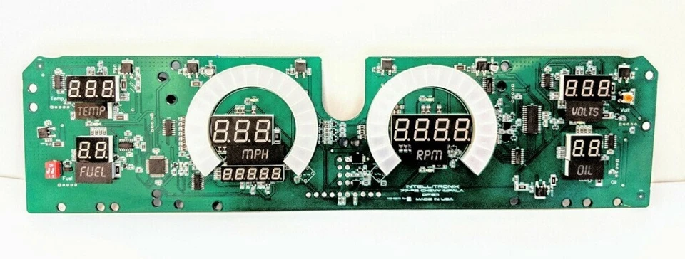 Chevy Impala/Caprice 1977-1990 Digital Gauge Cluster LED blancos ¡Hecho en EE. UU.! Foto 4 de 4
