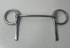 NOS Horse Pony Bit 3.5 Inch Tack Straight Mouthpiece Unknown Brand New Old Stock