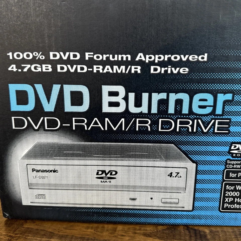 VINTAGE Panasonic LF-D321U DVD Burner in Original Box & Manual DVD-Ram/R Drive - Image 4 of 4