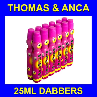 Bingo Dabbers Markers Daubers for Bingo Tickets Flyers 12x 25ml Purple Slimline