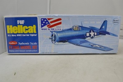 GRUMMAN F6F HELLCAT Laser Cut Balsa wood airplane model Guillows 503 LC
