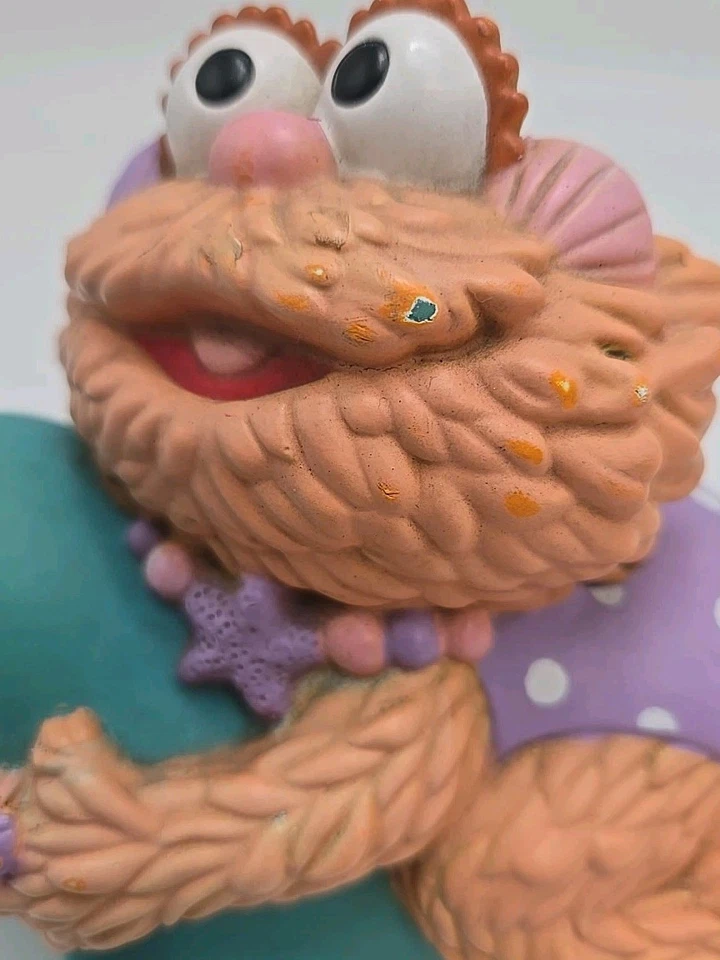 芝麻街佐伊海豚怪物人偶 TYCO Squirt 洗澡玩具 1998 — 第 2/4 张图片