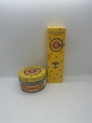 L'Occitane 2 Ultra Light Shea Golden Latte Hand Lotion & Shimmering Cream 5% New