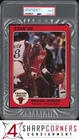 1985 STAR TEAM SUPERS 5X7 #1 MICHAEL JORDAN RC BULLS HOF PSA 8