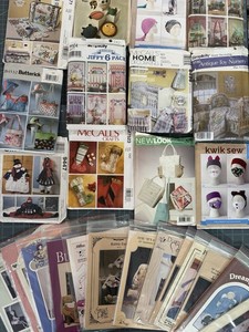 Pattern Lot Of 29 MIX crafts Home decor Soft Doll 