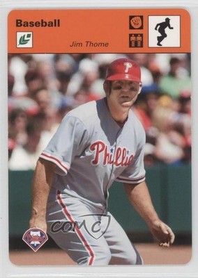 2005 Leaf Sportscasters Orange Running Glove 14/30 Jim Thome #23 HOF 3f5