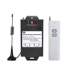High Power Wireless Switch 110V Relay 30A with Remote Control High Range 8500ft