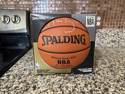 Official Spalding NBA Game Ball Genuine Leather Basketball Signed