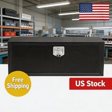 30 In Truck Tool Box Black Steel Storage Tool Box Tool Chest Organizer Lock 30 In Truck Tool Box Black Steel Storage Tool Box Tool Chest Organizer Lock