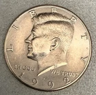 1992-D Kennedy Half Dollar Coin. MS Condition Uncirculated Nice Coin See Pics