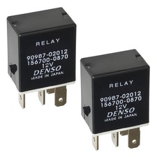 Automotive Relay 2 PCS 90987-02012 156700-0870 12VDC 4 Pins Plug in SPST