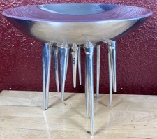 Michael Aram Rare Original Ocean Collection Stainless Steel Jellyfish Dish Bowl