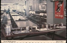 Long Beach, California CA Troop Dining Room the Queen Mary 1978 Vintage Postcard