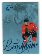 2025-26 FLAIR HOCKEY ARTYOM LEVSHUNOV ROOKIE BLUE ICE #2/49 BLACK HAWKS